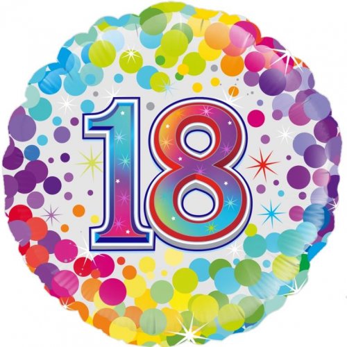 45cm Occasion Themed Foil Balloons (inflated with helium)