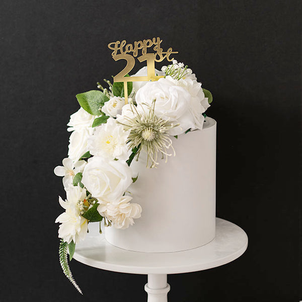 DIY Mixed Flower Arrangement Box - White