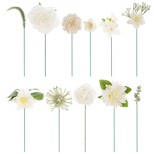 DIY Mixed Flower Arrangement Box - White