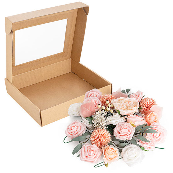 DIY Rose & Chrysanthemum Arrangement Box - Pink