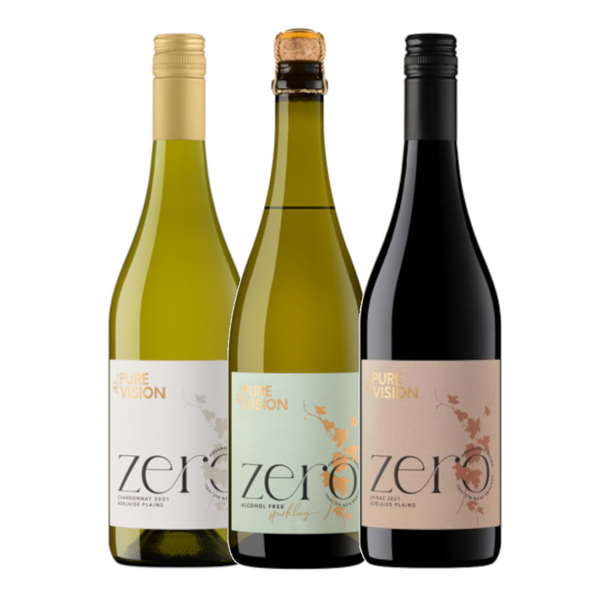 We carry a range of South Australian produced zero alcohol wine from Pure Vision