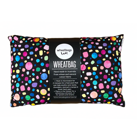 Wheatbag Black Pebbles - Lavender scented