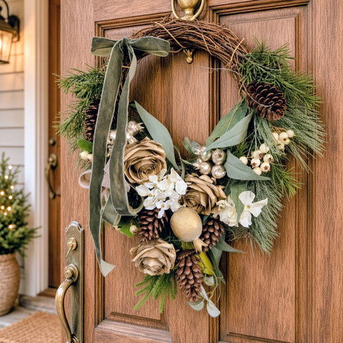 Christmas Cascading Door Wreath Workshop