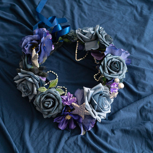 DIY Rose Peony & Dahlia Arrangement Box - Blue