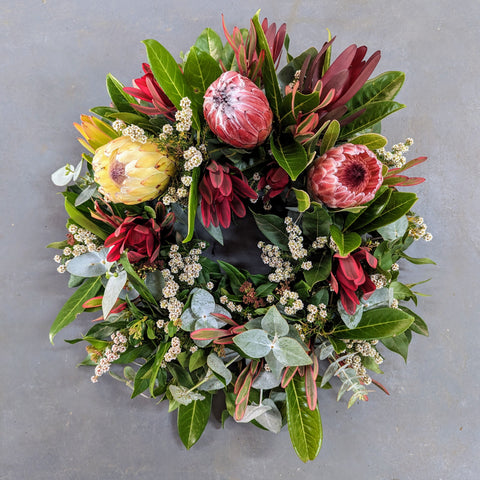 Wreath Of Indigenous Flowers