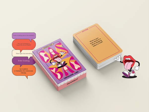 Gasbag Conversation Cards Friends 18+