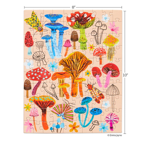 WerkShoppe Snax 100 Pc Puzzle – Mushroom Patch